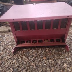 Metal bird feeder PARA SU JARDIN DE PAJARROS FARMHOUSE DECOR