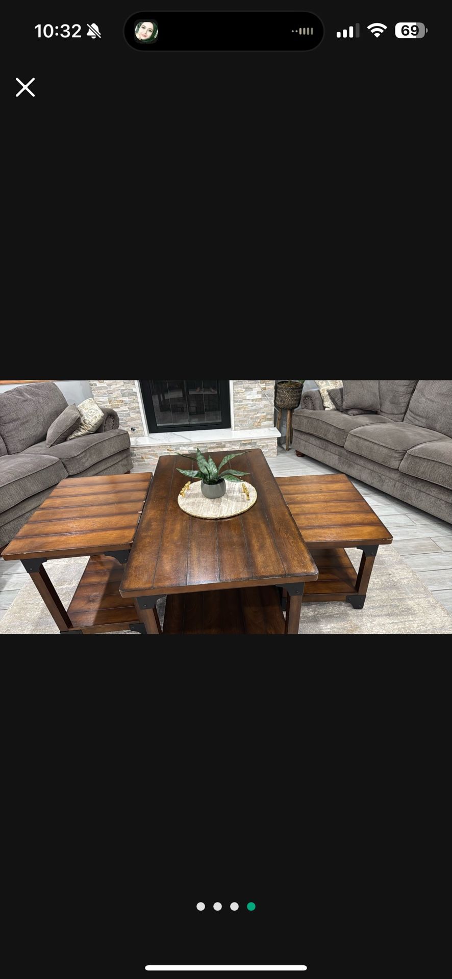 Table With End Tables