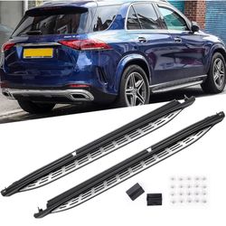 Side Step Running Boards Nerf Bars Compatible with 2020 2021 2022 2023 2024 Mercedes Benz W167 GLE350 GLE450 SUV, Not Fit Coupe,Silver