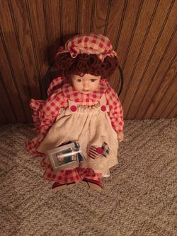 Doll with chair