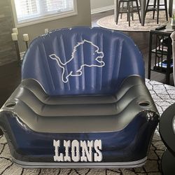 Inflatable Detroit Lions Chair 