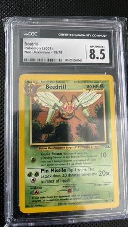 Beedrill Pokemon (2001) Neo Discovery CGC 8.5