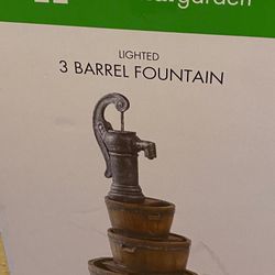 3 Barell Fountain 