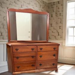 Vintage Dresser with Mirror