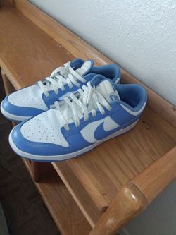 Nike Dunk Low Blue and White Sneakers