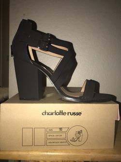 Charlotte Russe strappy Block Heel