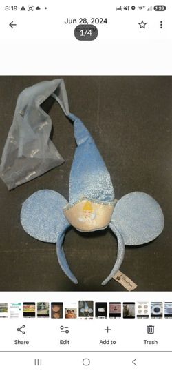 Disney cinderella ears, RARE, see 3 pics