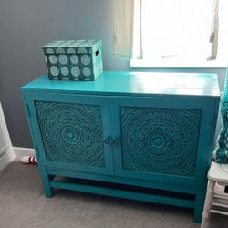 Turquoise Cabinet