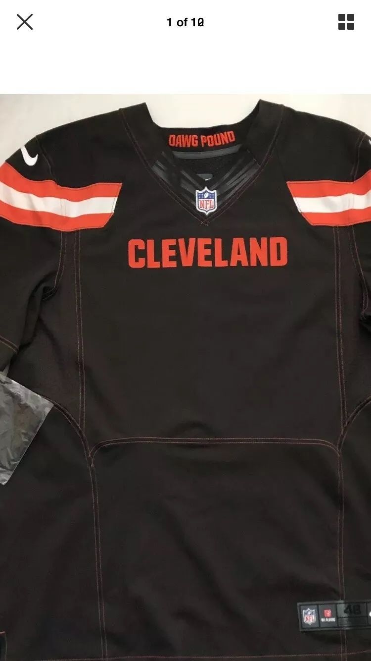 Cleveland Browns on field authentic jersey