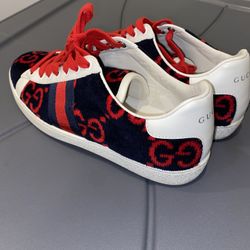 Gucci Wmns Ace GG Terry Cloth Sz 38 $300