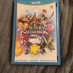 Nintendo Wii U Super Smash Brothers 