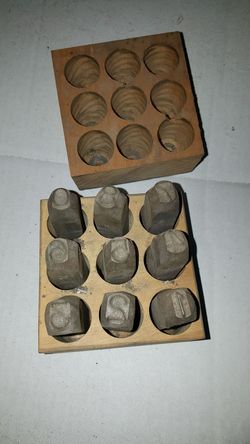 Steel number stamps