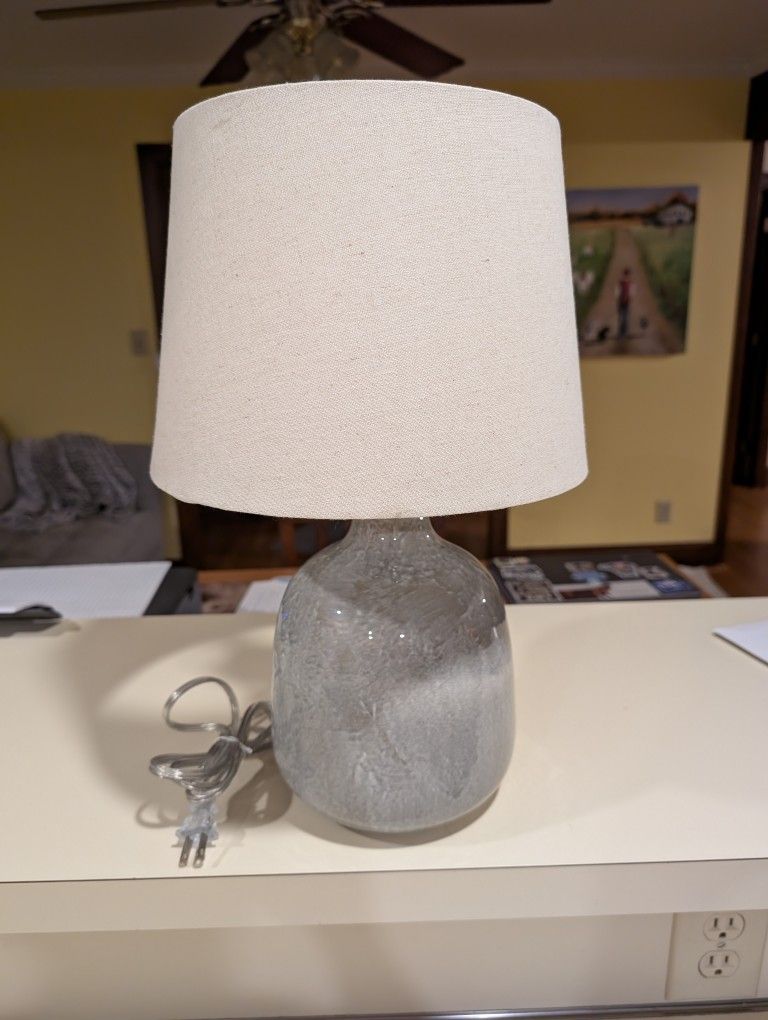 LAMP  Table Top  Grey   NEW