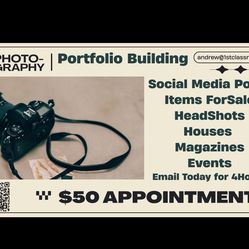 Photography Sessions 4hr