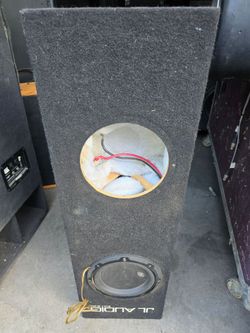 Jl Audio W3 8 Inch In Jl Audio Dual 8 Inch Super Slim Enclosure
