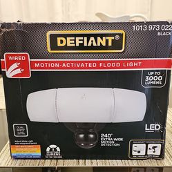 Defiant Wired Motion-Activated LED Flood Light