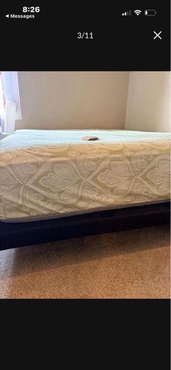 bed frame (Electric )and mattress (Cali King )