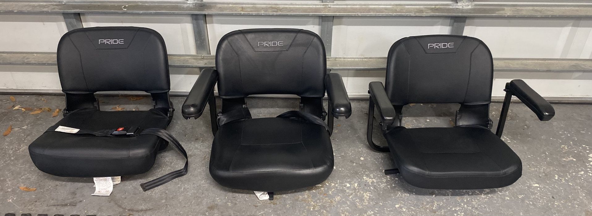 18x18 Pride Mobility Captain seats $100.00 Each