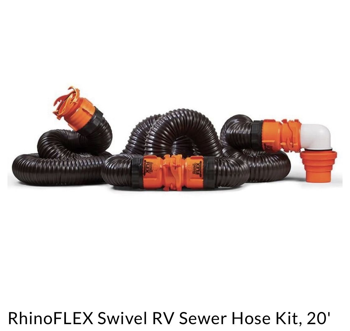Camco 20' (RhinoFLEX 20-Foot RV Sewer Hose