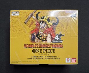 One Piece Card Game Worlds Strongest Warriors Booster Box English FACTORY SEALED