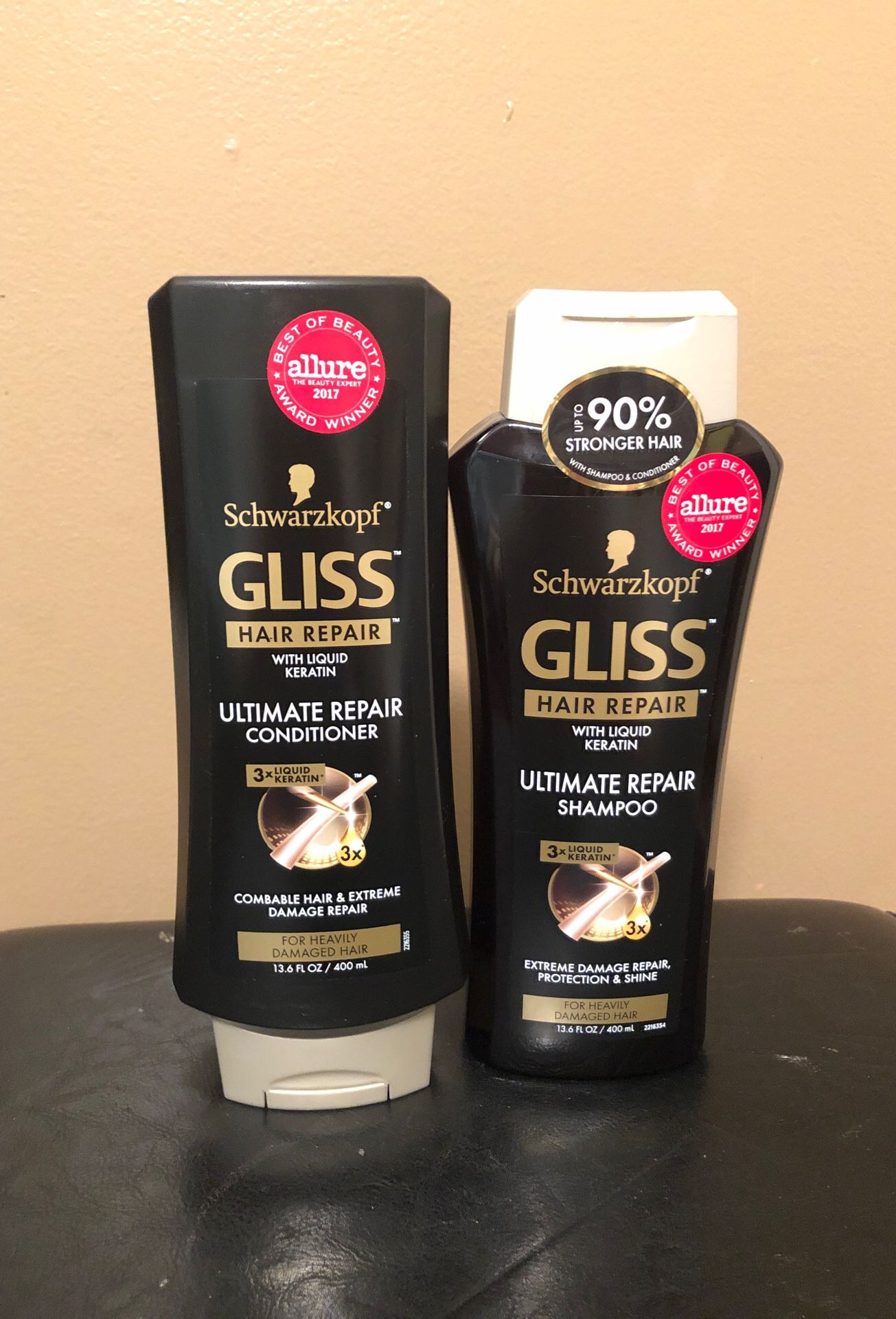 Schwarzkopf Gliss shampoo and conditioner