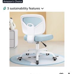 Primy Kids Desk Chair In Light Blue 