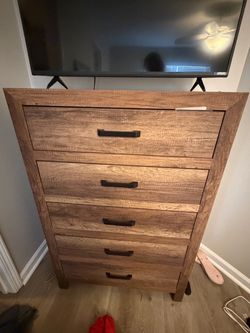 Tall and short long matching dresser set