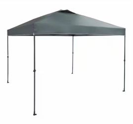10x10 Grey Straight Leg Instant Canopy Pop Up Tent
