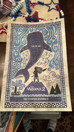 Moana 2 poster