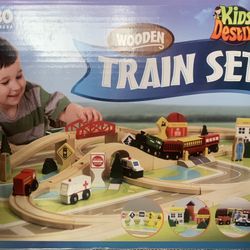 Kids Destiny Wooden Train Set