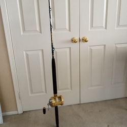 Penn International II 30TW Trolling Reel with Outer Banks Outfiters 50-130lb Rod Combo 