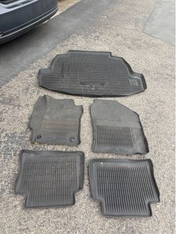 Toyota Corolla All-Weather Floor Mats + Trunk Mat –Fits 2020–2026