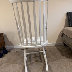 White Rocking Chair