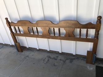 King Maple Headboard 