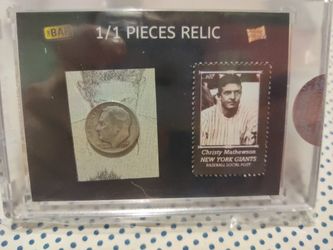 Christy matthewson relic card