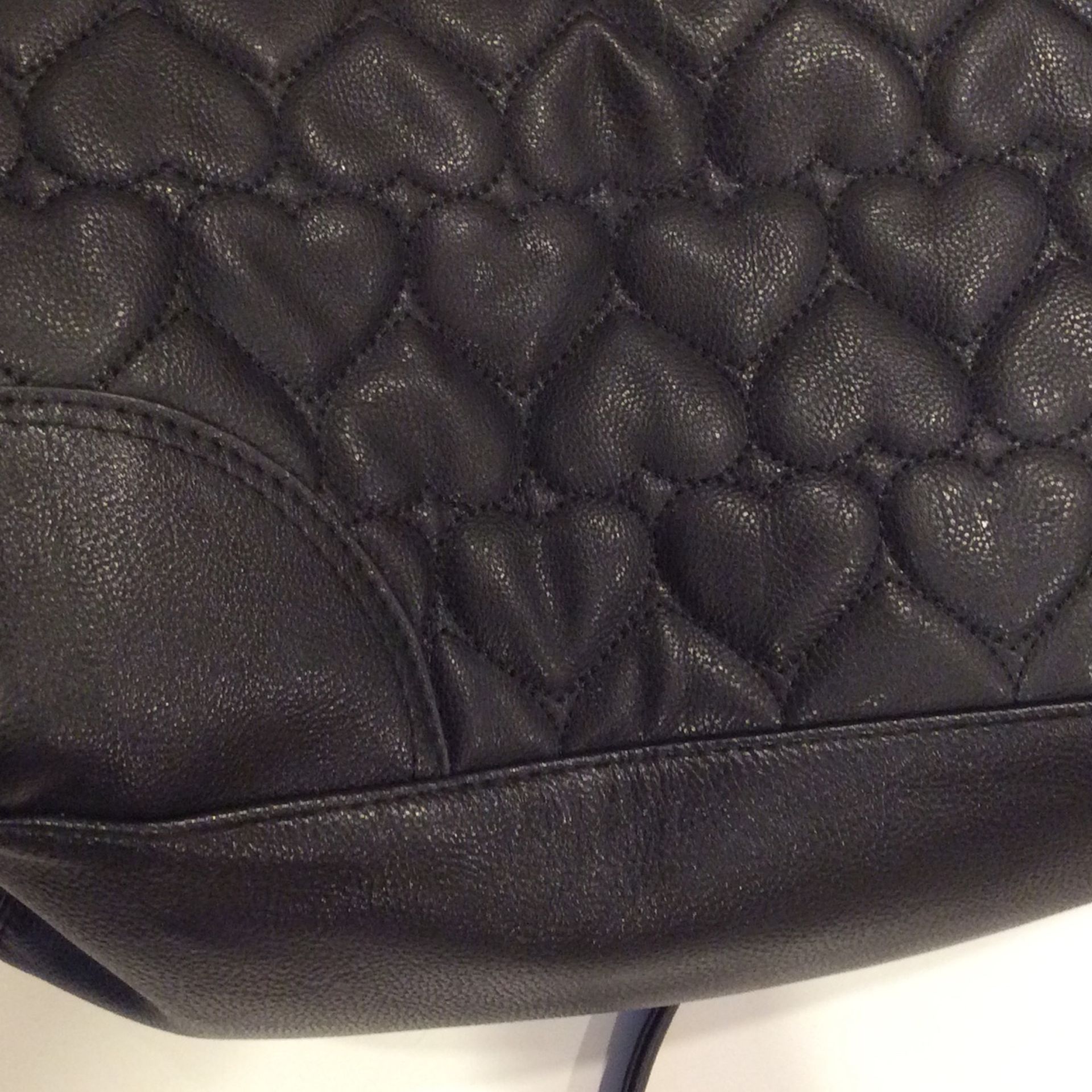 Betsy Johnson Quilted Hearts Handbag Shoulder Bag