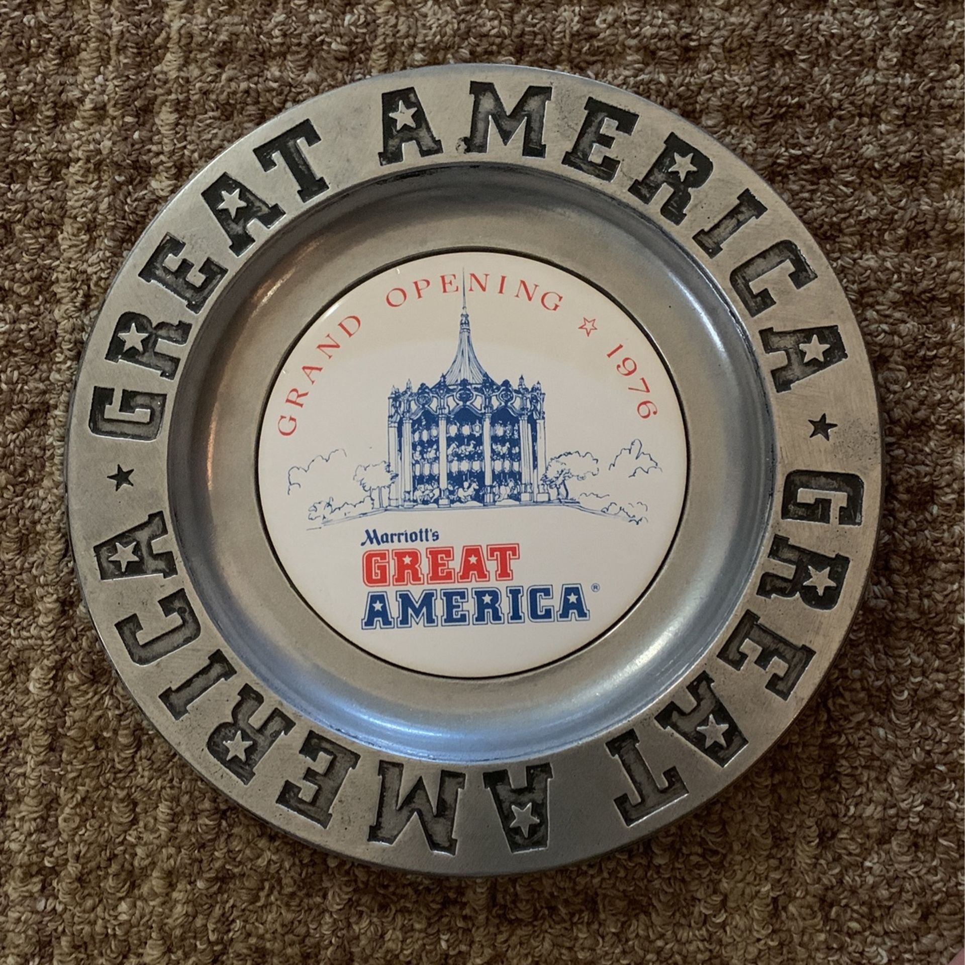 Great America 1976 Plate
