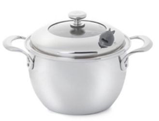 5571 cacerola de 8qt acero inoxidable 5play vida sana