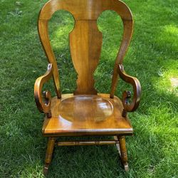 Tell City Antique Farmhouse Rocking Chair