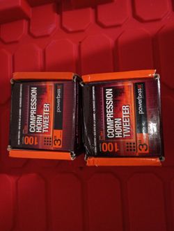 Brand New powerbass loud bullet tweeters $40firm price pickup only serious buyers please yes it is available