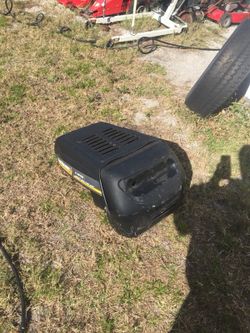 ((HOOD))yard machine riding mower