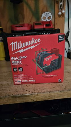 Milwaukee Green Laser-Crossline & Plum Points