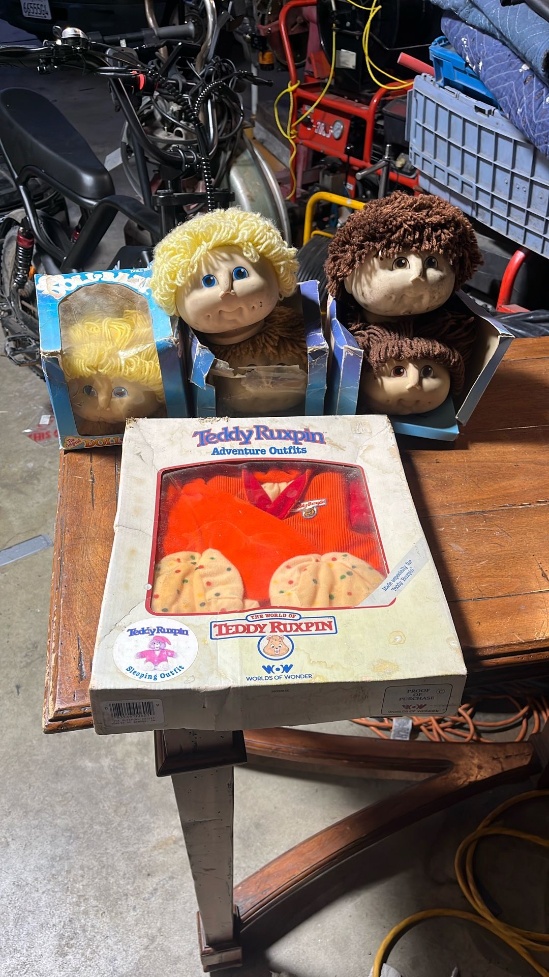 Rare Teddy Ruxpin Sleeping Outfit  Doll Baby Heads