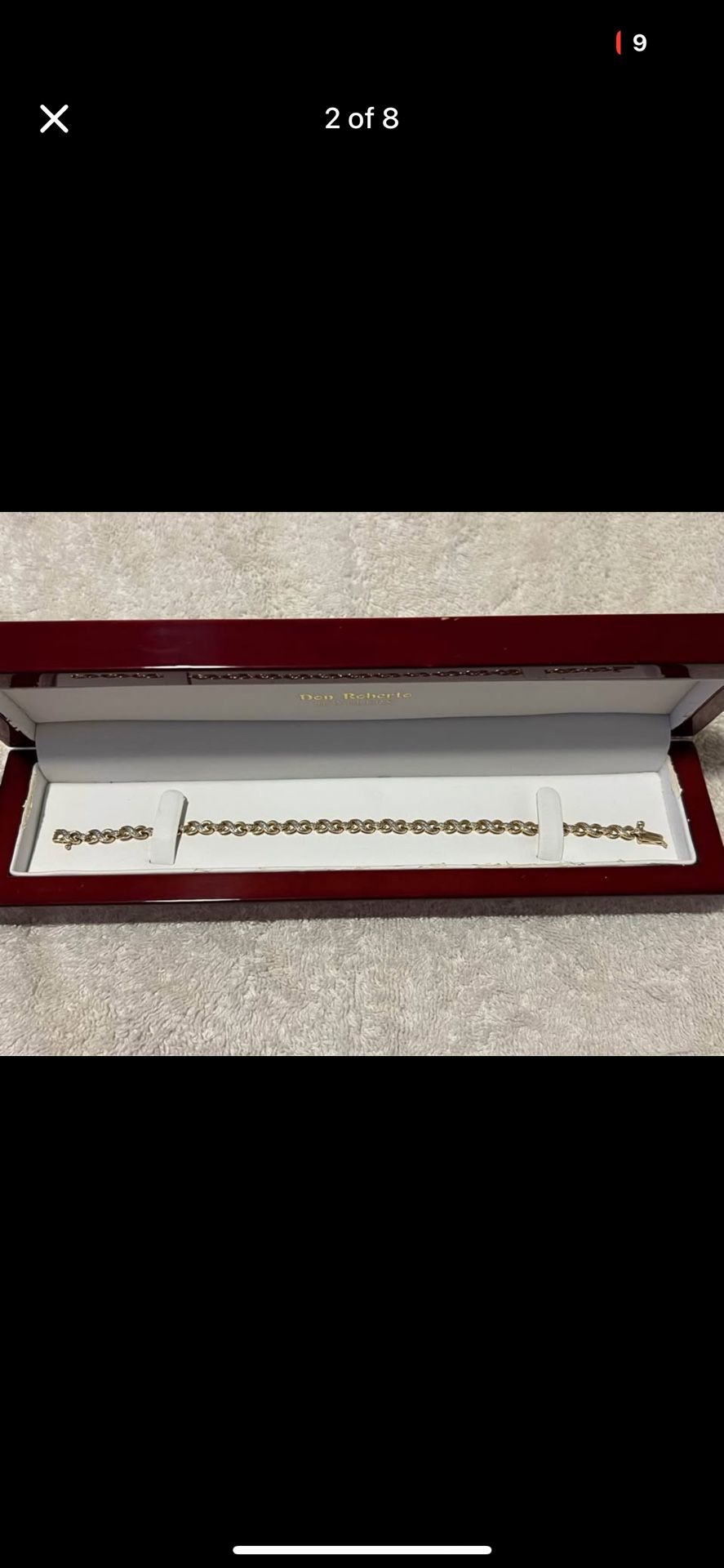 Infinity Tennis Diamond Bracelet