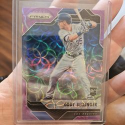 2017 Panini Prizm Cody Bellinger  Rookie Parallel – Purple Prizm /99