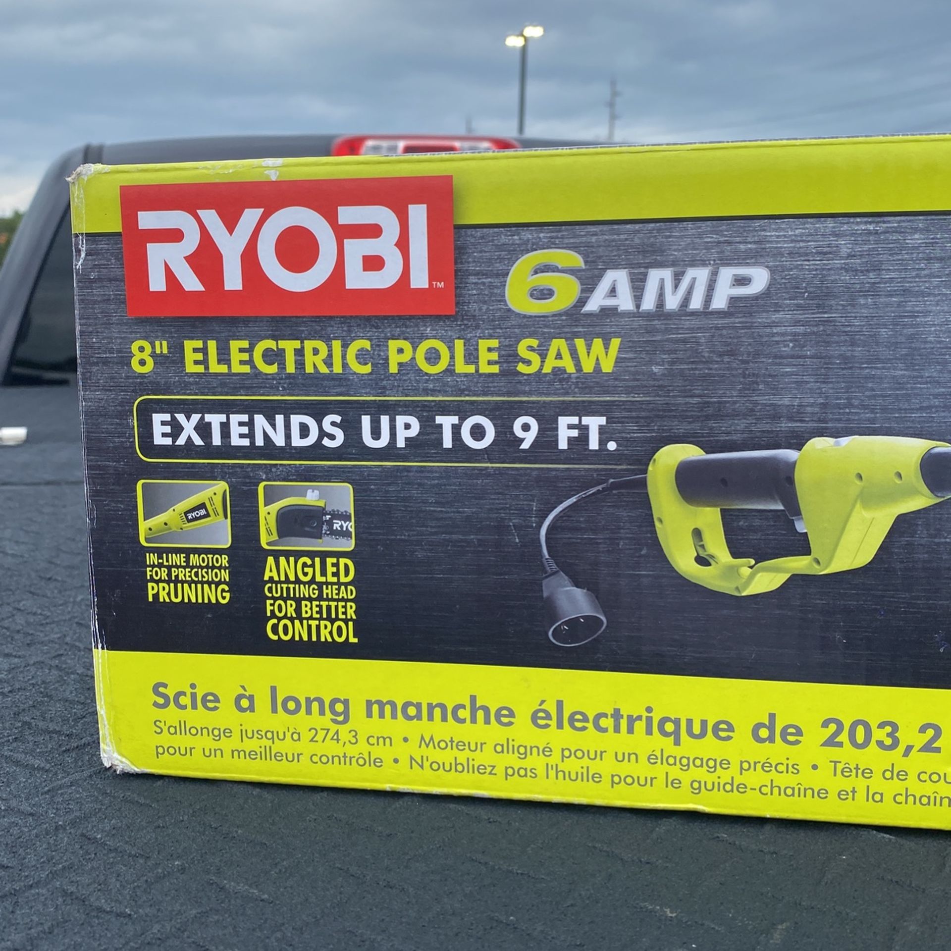 Ryobi Six Amp 8 Inch Electric Pole Saw