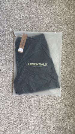 Fear of God Essentials Black Shorts