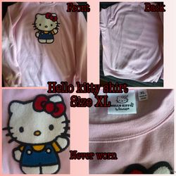 New!Hello kitty Sanrio sweat shirt $25