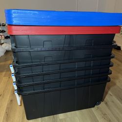 HEAVY DUTY 50-GALLON STORAGE BINS – BRAND NEW 