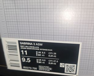 Nike Sabrina 1 ASW Soft Yellow/Black